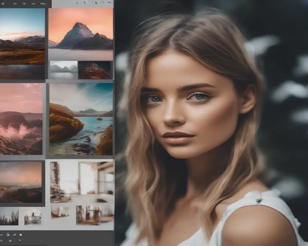 ai photo editor describe lighting adjustments - step by step visual guide